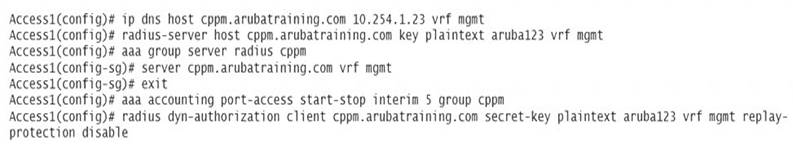 HPE6-A73 dumps exhibit