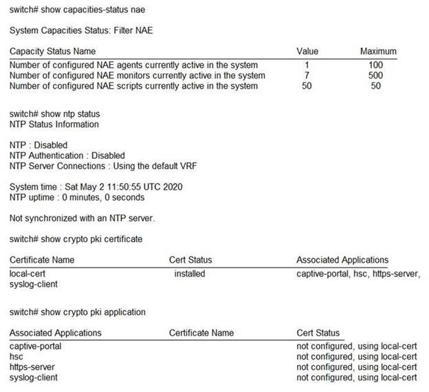 HPE6-A73 dumps exhibit