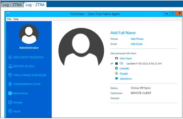 NSE5_FCT-7.0 dumps exhibit