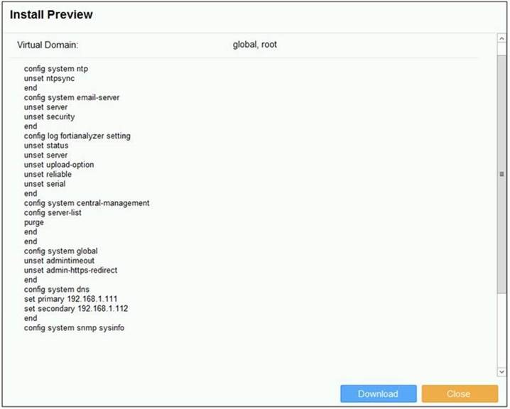 NSE5_FMG-6.4 dumps exhibit