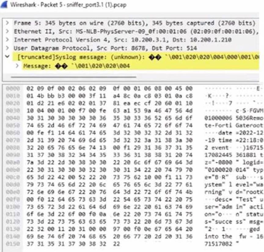 NSE6_FAZ-7.2 dumps exhibit