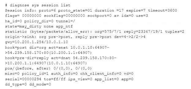 NSE7_EFW-7.0 dumps exhibit