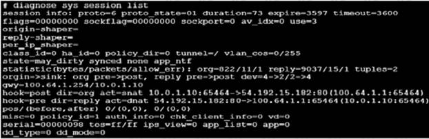 NSE7_EFW-7.0 dumps exhibit