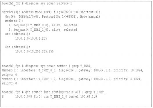 NSE7_SDW-7.0 dumps exhibit