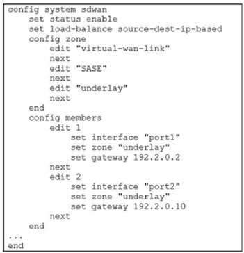 NSE7_SDW-7.2 dumps exhibit